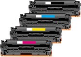 Convient aux cartouches de toner HP 415 / HP 415A - Multipack 4 couleurs - Convient pour HP Color Laserjet Pro MFP M454DN, M454DW, M454FW, M479DW et M479FDW - Toners