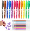 foto van Pencilluxe® 12-delige set uitwisbare pennen in felle kleuren - FriXion