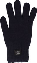 Heatkeeper - Gebreide thermo handschoenen heren - Navy Blauw - L/XL - 1-Paar - Handschoenen heren winter