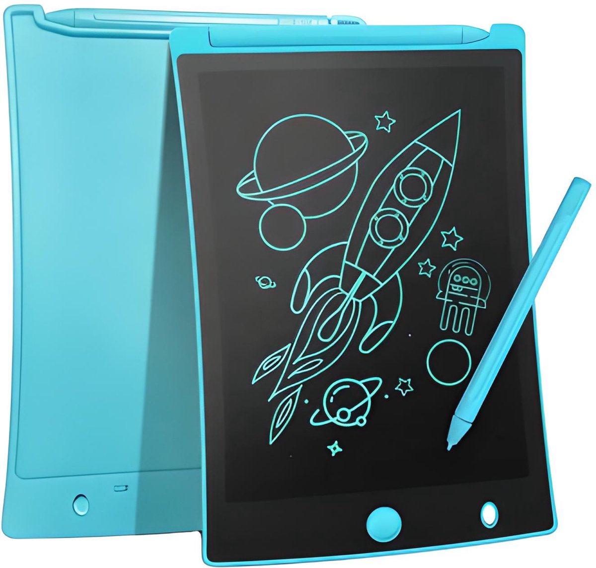 LCD Tekentablet Kinderen "Sky Blue" 8.5 inch Kleurenscherm - Sinterklaas - Sint - Kindertablet - Sinterklaas Cadeautjes - Kerst - Teken Tablet - Tekentablets - Ewriter - Teken Ipad - Schrijven - Verjaardag - Cadeau - Meisje - Waterbestendig