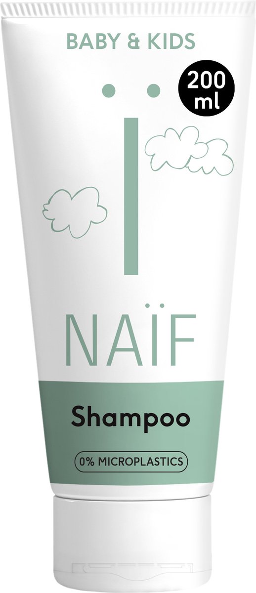 Naïf - Verzorgende Shampoo - 200ml - Baby's en Kinderen - met Natuurlijke Ingrediënten - Naïf