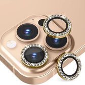 Lens protector - iPhone 13 Pro / Pro Max - Screenprotector - Camera lens beschermer - Diamond Gold