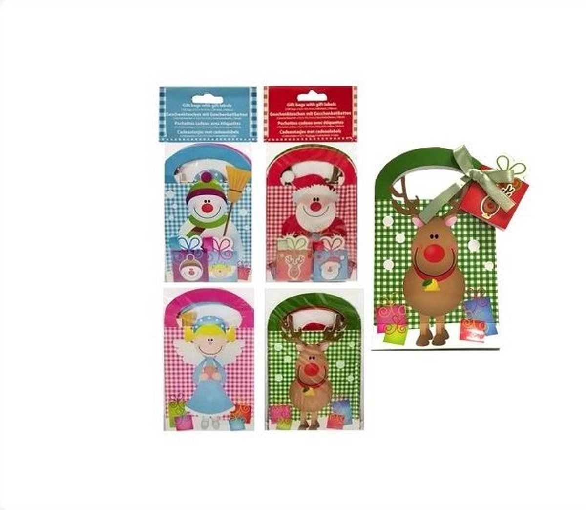Cadeauverpakking / Kerst / Christmas / Cadeau tasje / Kerstlabel