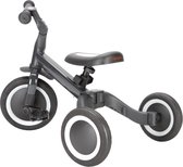 Bol.com Topmark 4 in1 Driewieler - Loopfiets - Balance Bike - Kaya - Grijs - Sinterklaas cadeau aanbieding