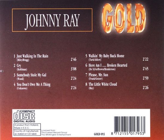 Johnny Ray: Gold [CD]