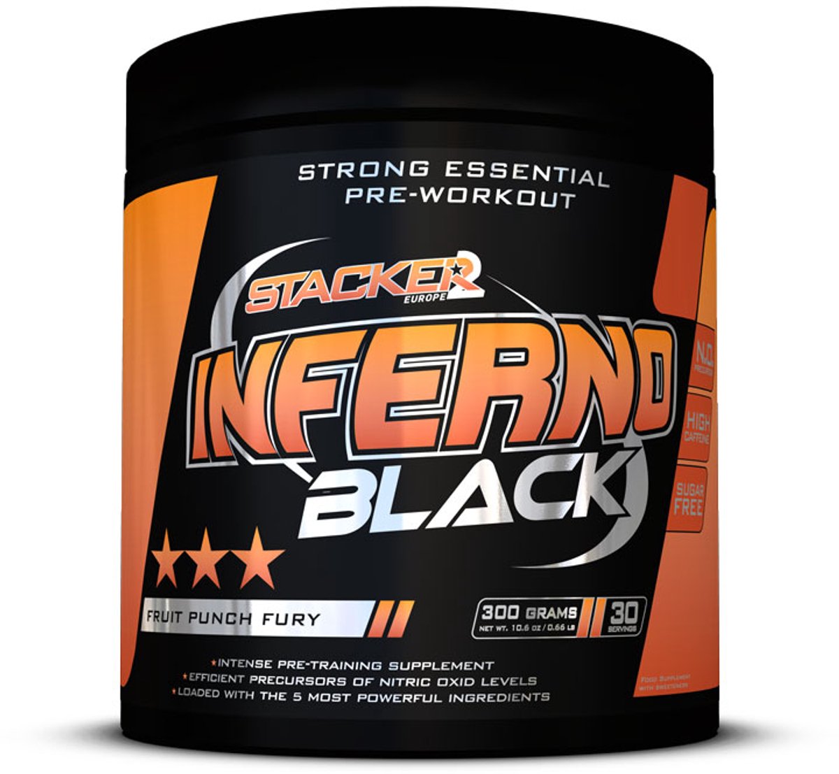 Stacker 2 Inferno Black 30 servings
