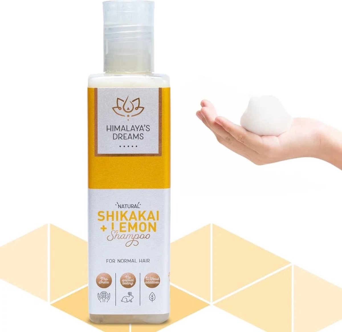 Shampoo met ayurvedische kruiden Shikakai & Lemon, Himalaya's Dreams, vegan, 200 ml