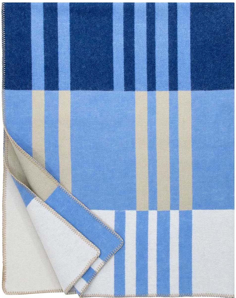 Lapuan Kankurit TOFFEE plaid 130x180cm bosbessen/blauw