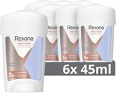 Rexona Women Maximum Protection Anti-Transpirant Deodorant Stick - Clean Scent - met Defence+ Technologie - 6 x 45 ml