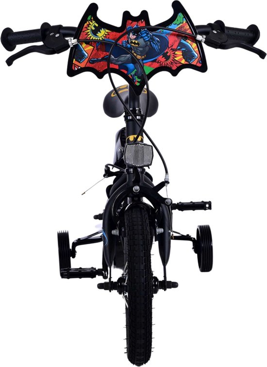 Batman Kinderfiets - Jongens - 12 inch - Zwart - Twee handremmen van Volare — afbeelding 3