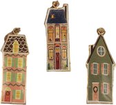 Imbarro - Decoratieve hangers 'Houses Numa' (Set van 3)
