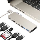 iMounts MacBook Air usb-c hub - HDMI - USB3.0 - SD reader - M2/M3 - Starlight / Sterrenlicht