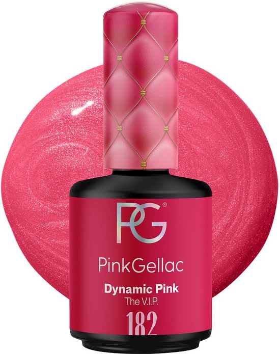 Pink Gellac - 182 Dynamic Pink Gel Nagellak 15ml - Roze Glanzende Gellak -  Gelnagellak... | bol