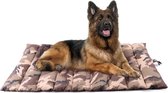 Waterdichte hondenmat voor buiten, wasbaar hondenbed, antistatisch, hygiënisch, opvouwbaar, grote reisdeken voor huisdier 110 x 68 cm (camouflage)