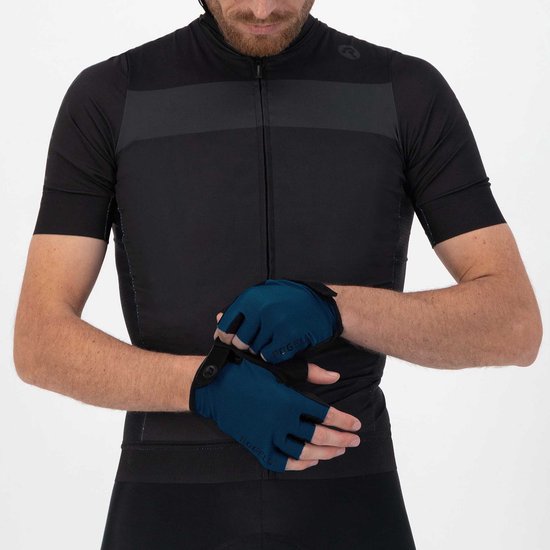 Rogelli Core Fietshandschoenen Zomer - Wielrenhandschoenen Heren - Handschoenen met Padding - Blauw - Maat XL van Rogelli — afbeelding 4