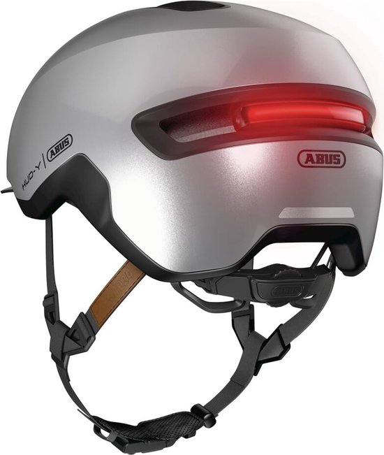 Abus Helm Hud-Y gleam Zilver M 54-58cm van ABUS — afbeelding 5