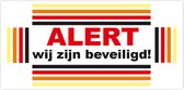 Inbraakbeveiliging Alert Stickers - Set van 3 Stickers - 7,5 x 3,7 cm