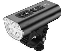 Fietsverlichting Koplamp USB Oplaadbaar Voorlicht 2200 Lumen - Racefiets/MTB LED Fietslamp