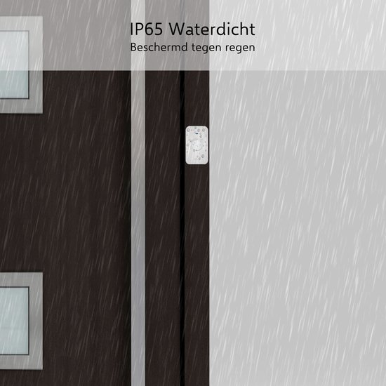ELRO DB3000 Draadloze Deurbel Set – met Ontvanger op batterij - Bereik 300 meter - IP65 Waterdicht - 64 Melodieën - Wit