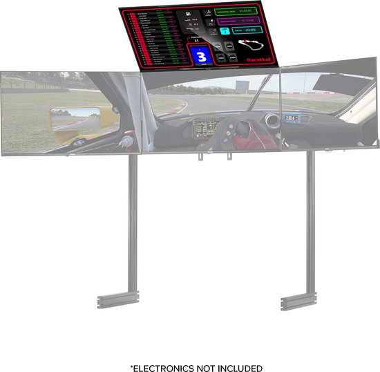 Next Level Racing - Elite Free Stanbing Quad Monitor Add-On - Black Edition — afbeelding 2