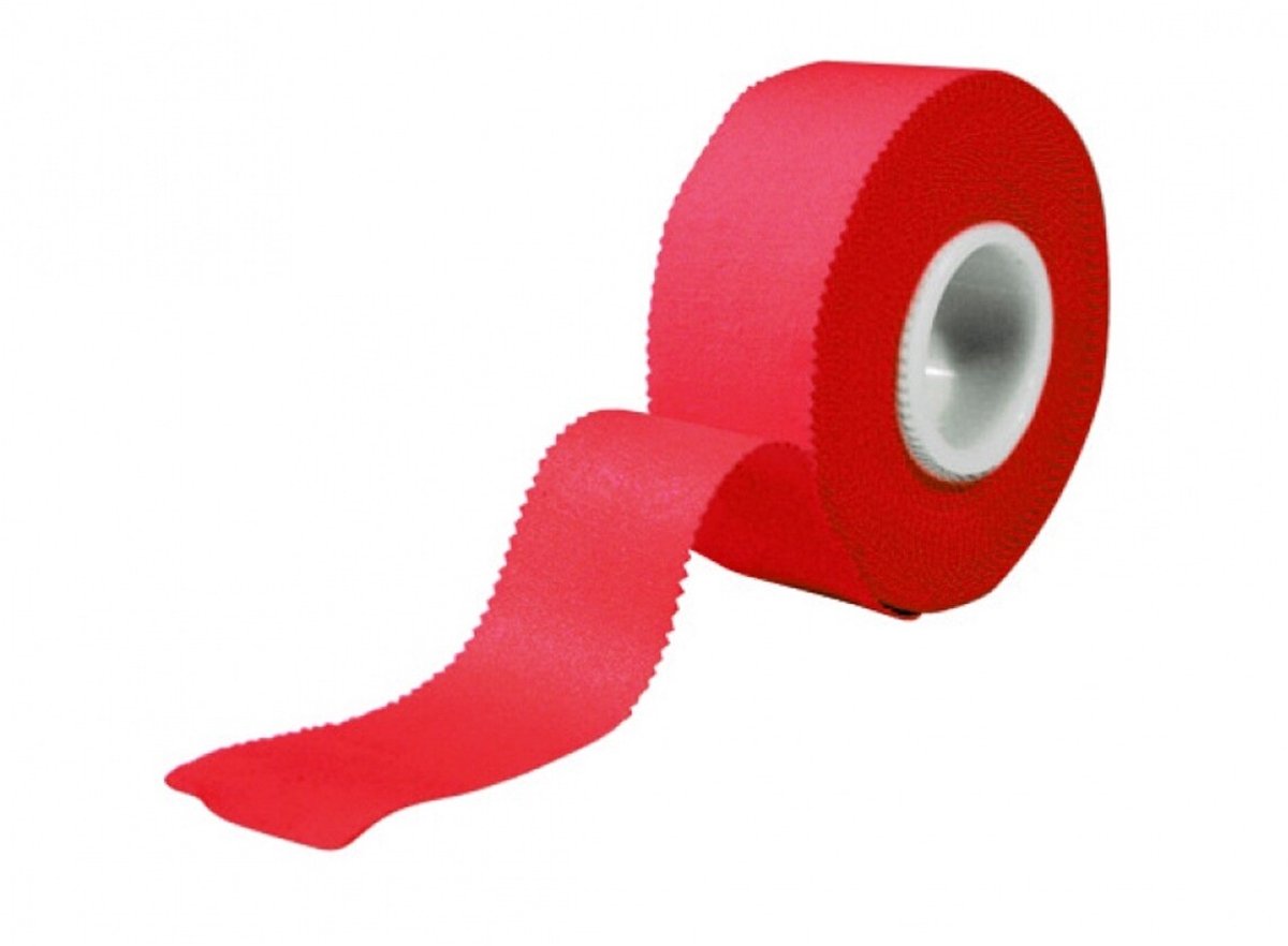 Jako - Tape 2.5 cm - Sporttape Rood - One Size - rood