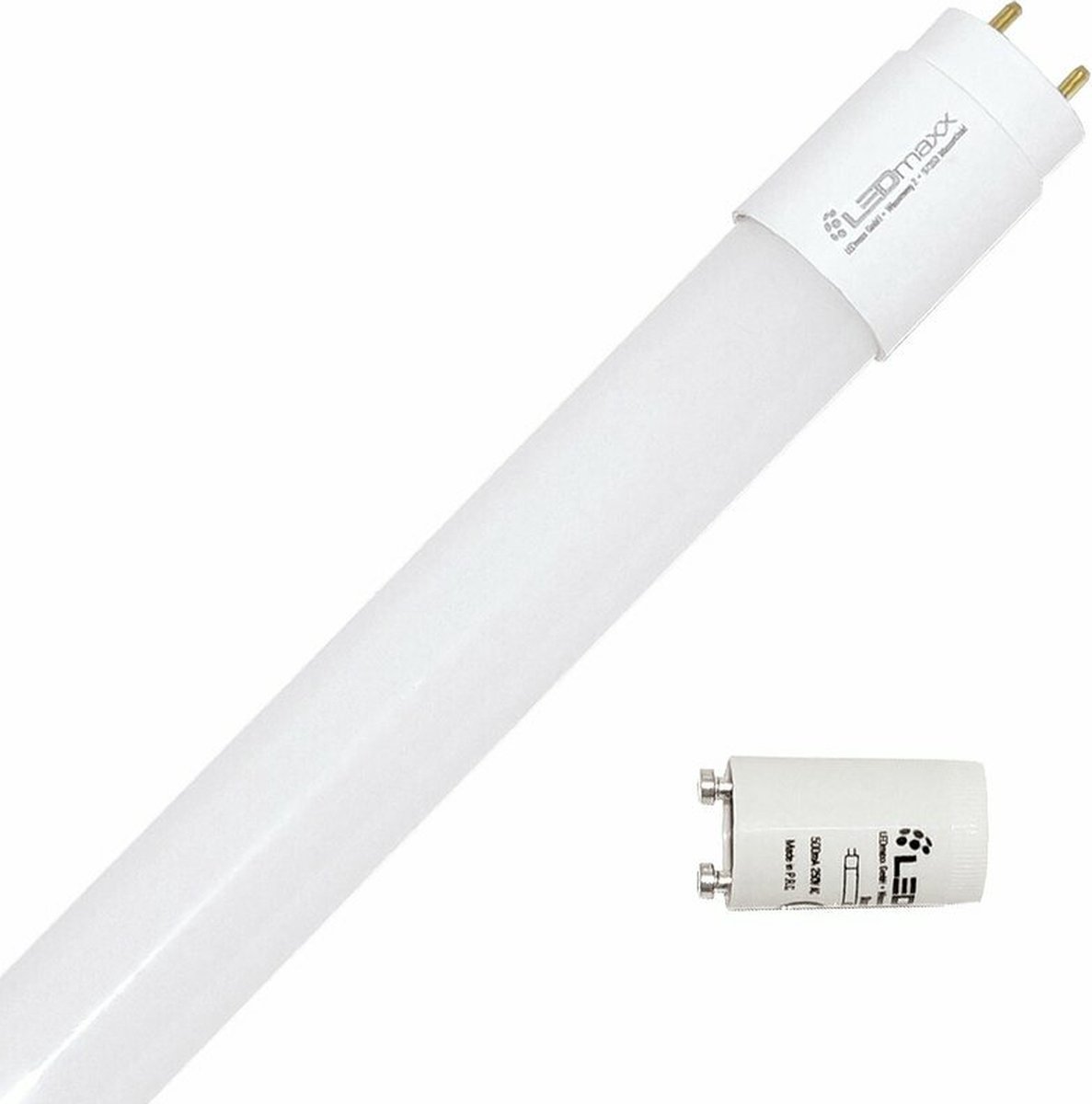LEDmaxx LED TL-buis 43.7cm 8W/830 800lm | Vervangt Philips TL-D 15W/830 | G13 | Warm Wit | 8 watt | 15.000 Branduren
