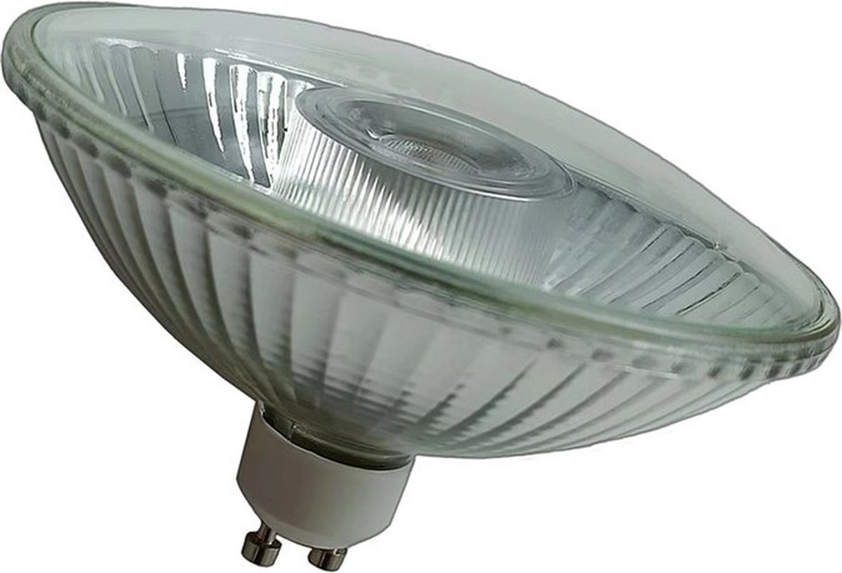 LEDmaxx LED ES111 GU10 6.5W 465lm 2700K 24º Dimbaar Ø11.1cm | GU10 | Extra Warm Wit | 6.5 watt | 15.000 Branduren