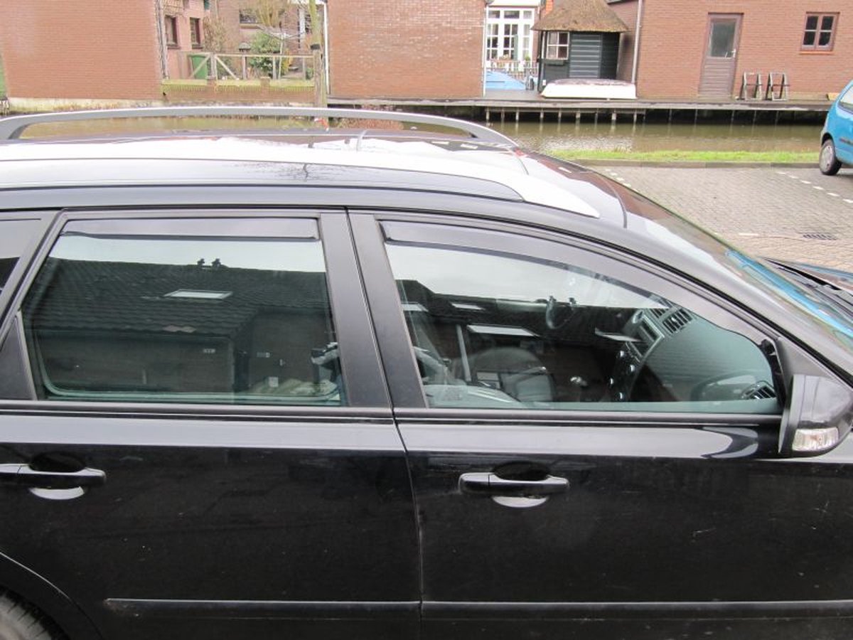 Zijwindschermen geschikt voor Volvo V50 5-deurs va. 04/2004 Combi V + A ramen