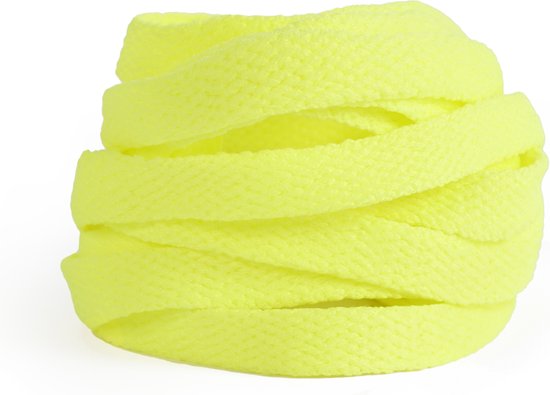 GBG Sneaker Veters 180CM - Neon Geel - Neon Yellow - Schoenveters - Laces