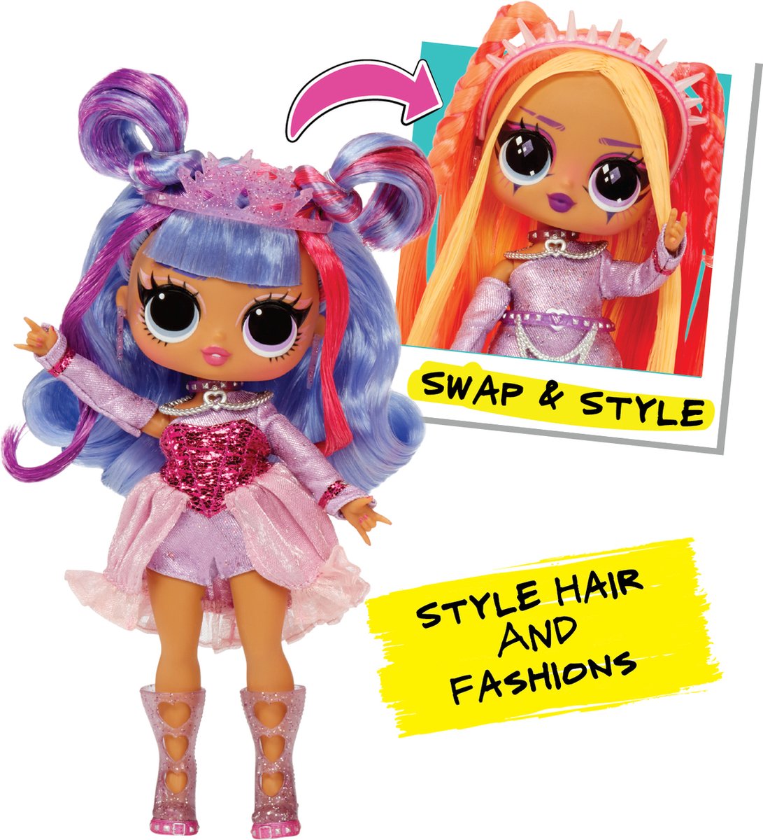 L.O.L. Surprise! Tweens Surprise - 16,5 cm - Swap Modepop - Buns-2-Braids Bailey — afbeelding 5