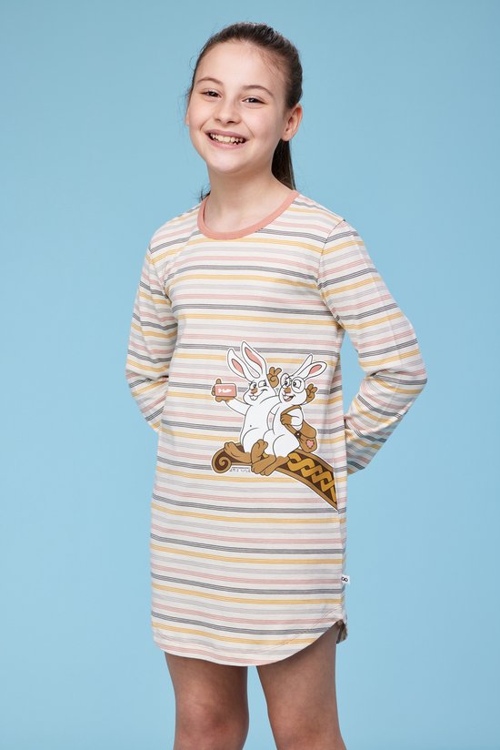 Woody - Robe de nuit, rayure multicolore - 12 ans