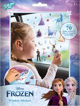 Raamstickers - Thema: Frozen - 70 Stickers - Elsa & Anna Raam Stickers - Peuters & Kleuters - Frozen2 - Stickers voor Slaapkamer of Autoraam - Auto stickers Schoencadeau - Sinterklaas - kado - Feestdagen- Raam Versiering - Frozen Raam Sticker Set