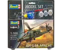 1:100 Revell 64985 AH-64A Apache - Model Set Plastic Modelbouwpakket