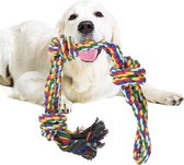 Hondenspeelgoed, touw, touw, touw speelgoedset, interactief kauwspeelgoed, voordelig voor de tandreiniging van de hond, voor puppy's en kleine en middelgrote honden