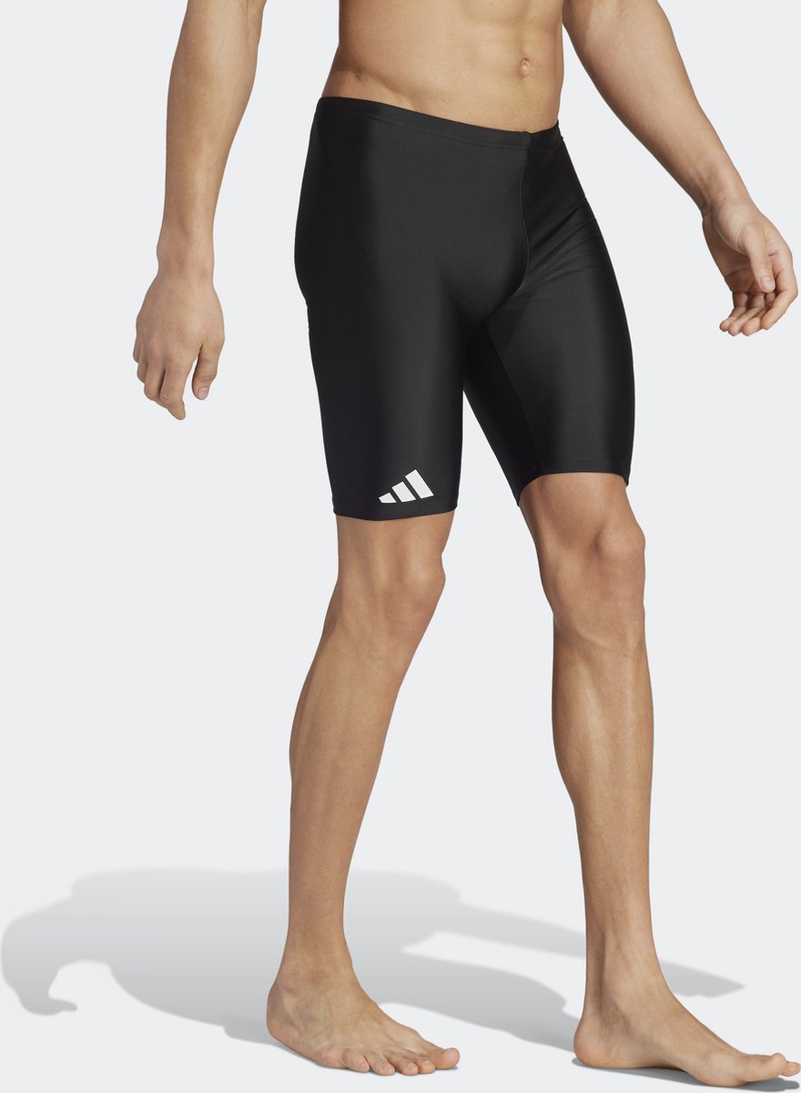 adidas Performance Solid Lange Zwembroek - Heren - Zwart — afbeelding 7