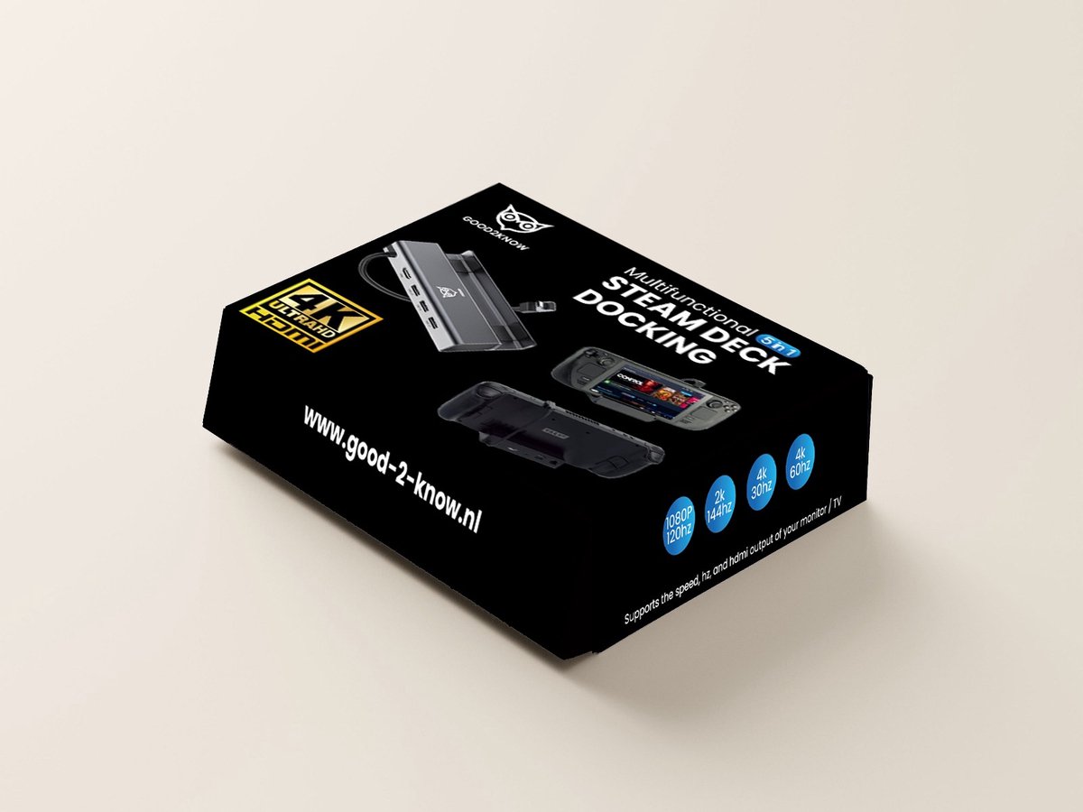 Lenovo Good2know Steam Deck Dock - 4k hdmi thumbnail 5