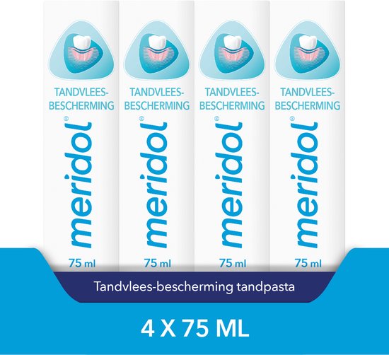 Meridol Tandvlees Tandpasta 4 x 75ml - Voordeelverpakking