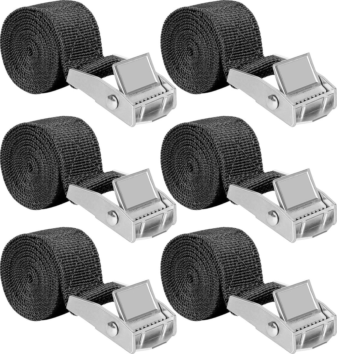 Spanband met Ratel 25 mm 0,8 ton 10M Wit kopen