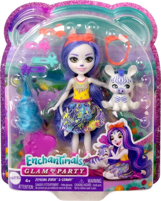 Enchantimals - Chic Feestje - Zemirah Zebra & Gariny - Pop van Enchantimals — afbeelding 3