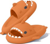 Geweo Shark Slippers - Shark Dias - Shark Chaussons de bain - EVA - Oranje - Taille 3940