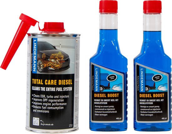 Lindemann Diesel Treatment Premium Bundle - Diesel Reiniger - Roetfilter  Reiniger