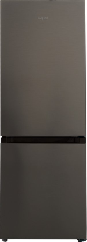 Exquisit KGC231-60-010EI - 5 Jaar garantie - Koel-vriescombinatie - 175 Liter - 39dB - Inox