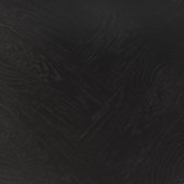 Eettafel rond visgraat Ozzy zwart 140cm ronde tafel