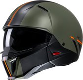 Hjc I20 Batol Groen Oranje MC4SF Jet Helm - Maat XS - Helm