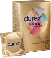 Préservatifs Durex Nude - 20 unités