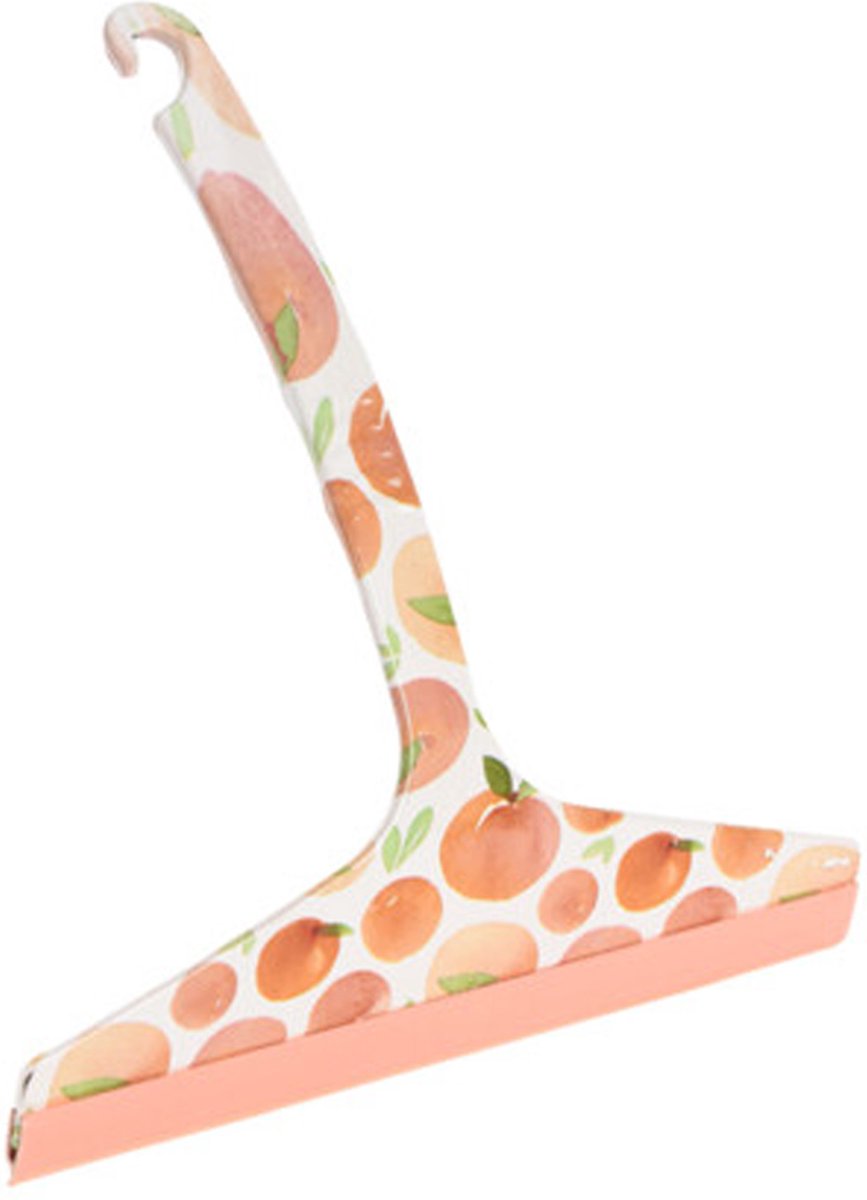 Goedkoopste Excellent Houseware Raamwisser - raamtrekker - douchewisser - oranje - pp kunststof - 25 x 20 x 3 cm