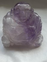 Edelsteen Amethist Boeddha beeldje - Gems and Giftshop