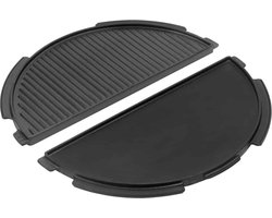 Big Green Egg - Half rond  - Gietijzeren - Bakplaat - Plancha