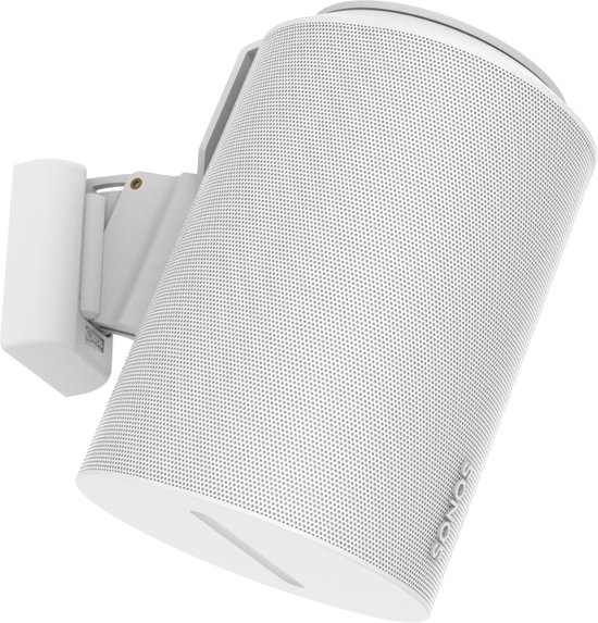 Cavus - CMSE100W Muurbeugel voor Sonos Era 100 - Draaibaar & Kantelbaar - Inclusief Waterpas & Adapter - Wit van Cavus — afbeelding 5