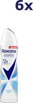 Bol.com 6x Rexona Deodorant Spray Advanced Protection Cotton Dry 150 ml aanbieding